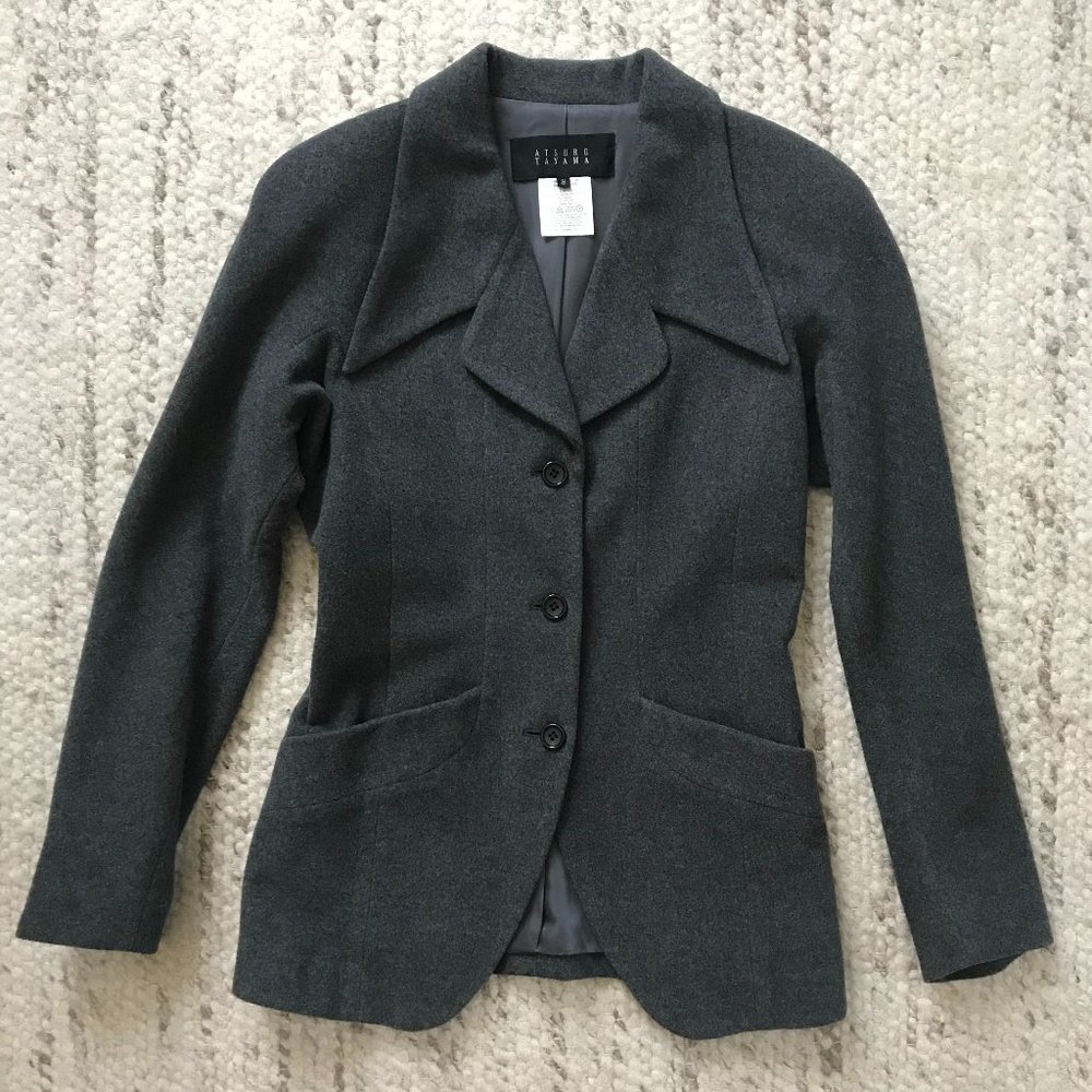 RARE VINTAGE: Atsuro Tayama wool felt blazer